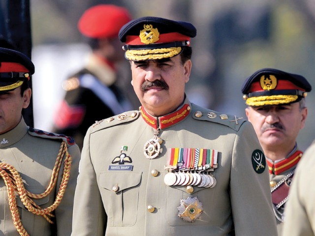 Pakistan armed forces Chief of Staff General Raheel Sharif