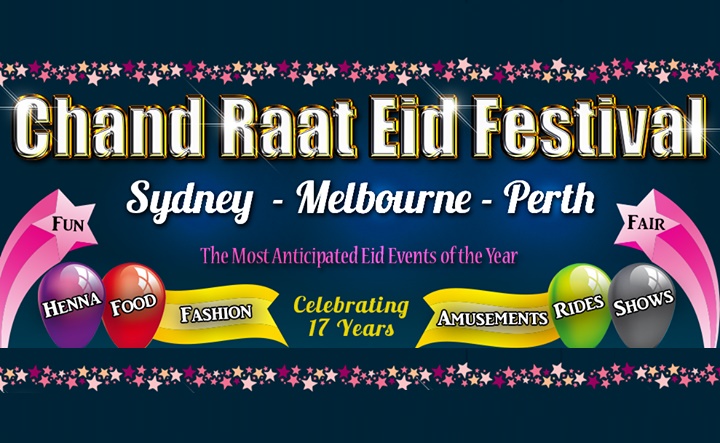 Chand Raat Eid Festival in Sydney, Perth, Melbourne (Australia)