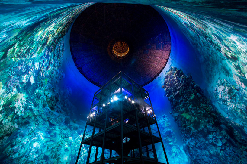 Artist Yadegar Asisi stunning Great Barrier Reef panoramic art installation at the Panometer in Germany. (Photo: Yadegar Asisi)