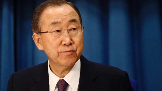UN Secretary General Ban Ki-moon is to meet Israeli Prime Minister Benjamin Netanyahu today in Jerusalem and Palestinian President Mahmoud Abbas in Ramallah on Wednesday is a bid to ease tensions in the region. (Heinz-Peter Bader/Reuters)