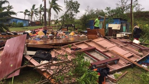 At least five dead in Fiji Cyclone Winston