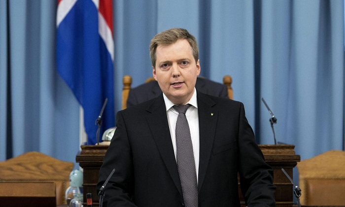 Iceland's Prime Minister Sigmundur David Gunnlaugsson