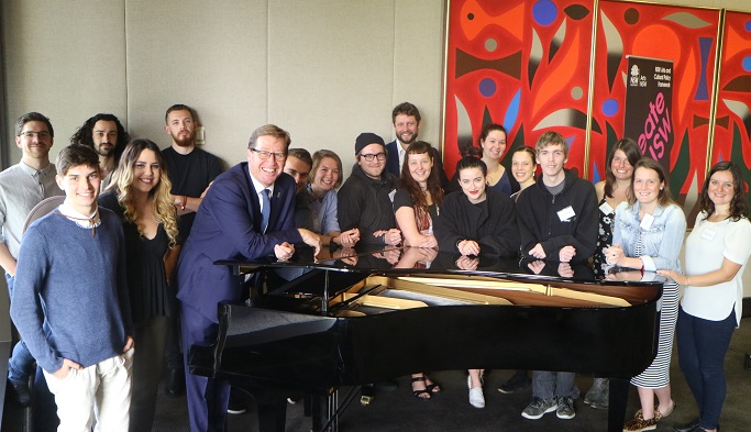 Young Regional Artists from Country NSW visit Parliament House