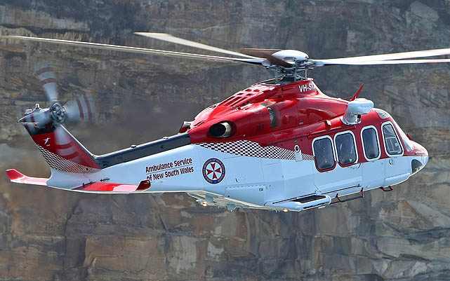 The AW139 will be standard across all NSW’s aeromedical helicopter fleet under the new contract. (Paul Sadler)